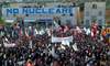 November 23th 2003 - This was a protest without political colour: with the people of the region Basilicata were the residents of the near regions Calabria, Puglia and Campania